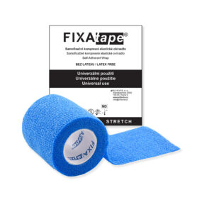 FIXAtape Stretch samofixační obinadlo, modrá, <span class="nowrap">5 x 450 cm</span>